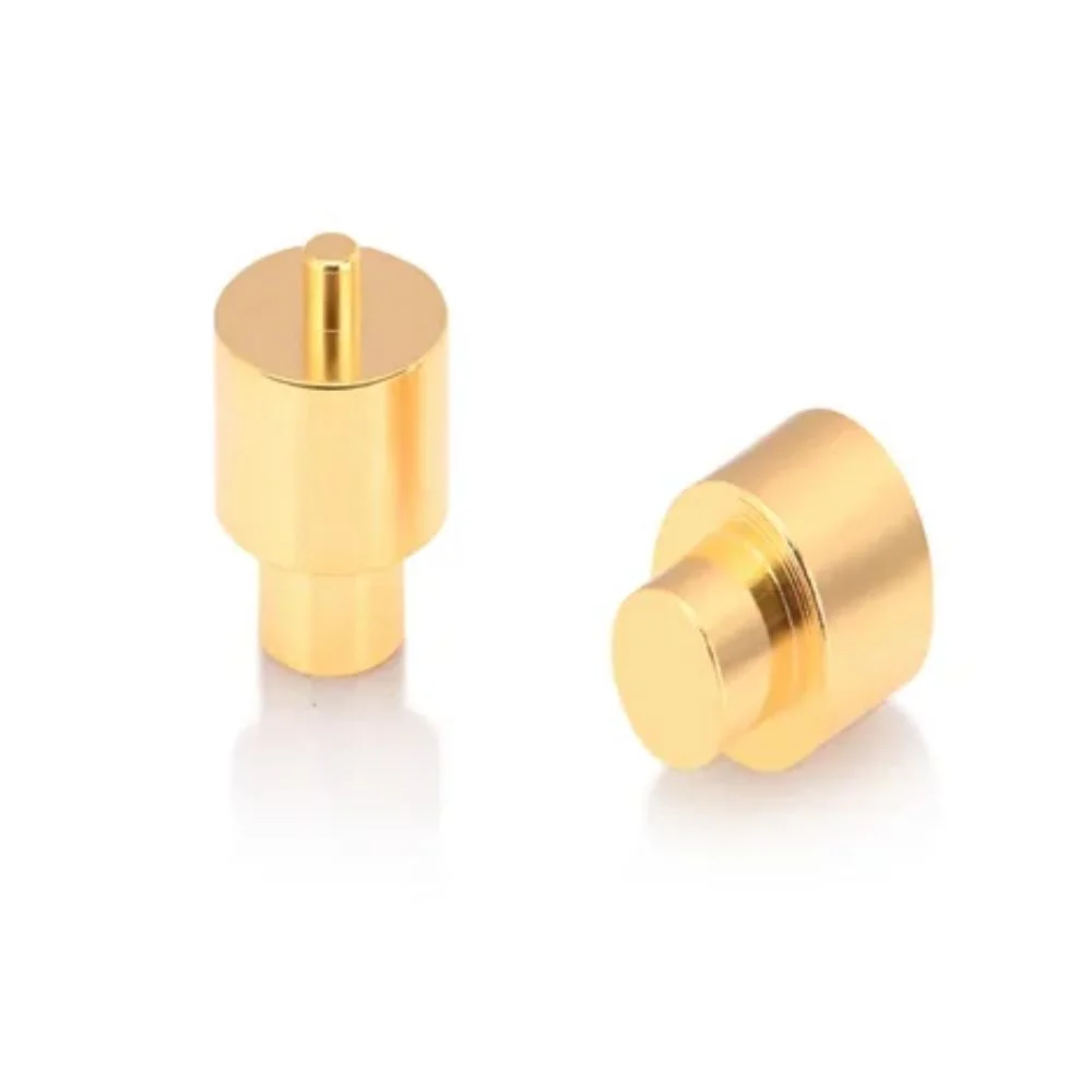 Connector Terminal Pins Soldering Pogo Pin Connector Brass Gold Plated SMT Pogo Pin