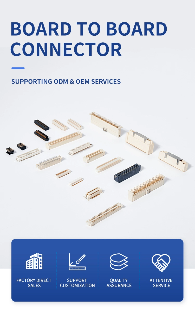 Sample Customization 0.635mm High Quality PCB Connector High Temperature Resistant 25p LED Board to Board Connectors