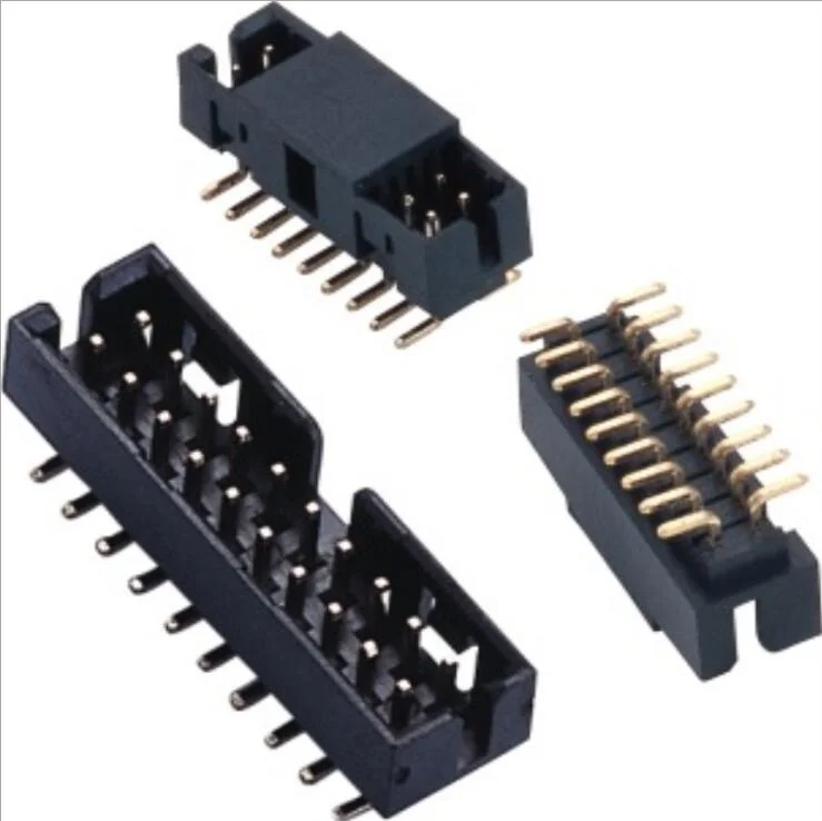 2.0mm Pitch Shortened SMT Vertical H=6.35 Gold-Plated Pin Header Box Header