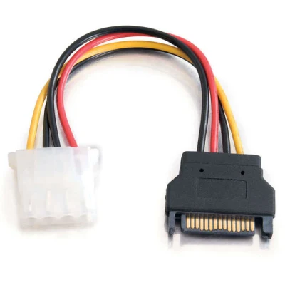 Câble SATA 15p vers Molex 4p