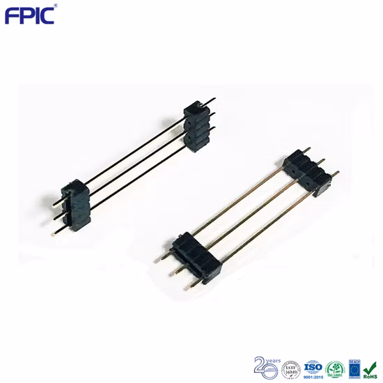 Carte électronique de carte PCB de pièces de rechange pour embarquer l'en-tête mâle de Pin des connecteurs 2.50pitch