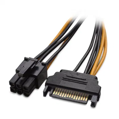 Câble d'alimentation Pcle vers SATA 6 broches