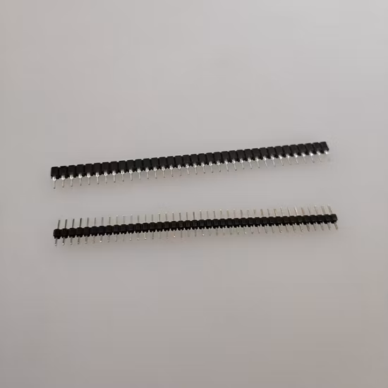 Embase femelle à double rangée au pas de 2,54 mm